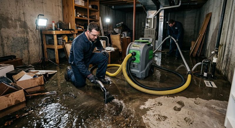 Basement Water Extraction in Chandler, AZ