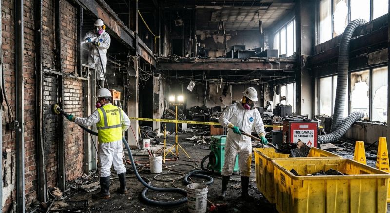 Commercial Fire Damage Repair in Mesa, AZ