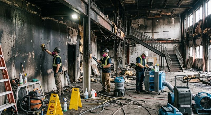 Commercial Fire Mitigation in Fort Mill, SC