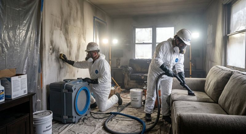 Soot Damage Cleanup in Marin County, CA